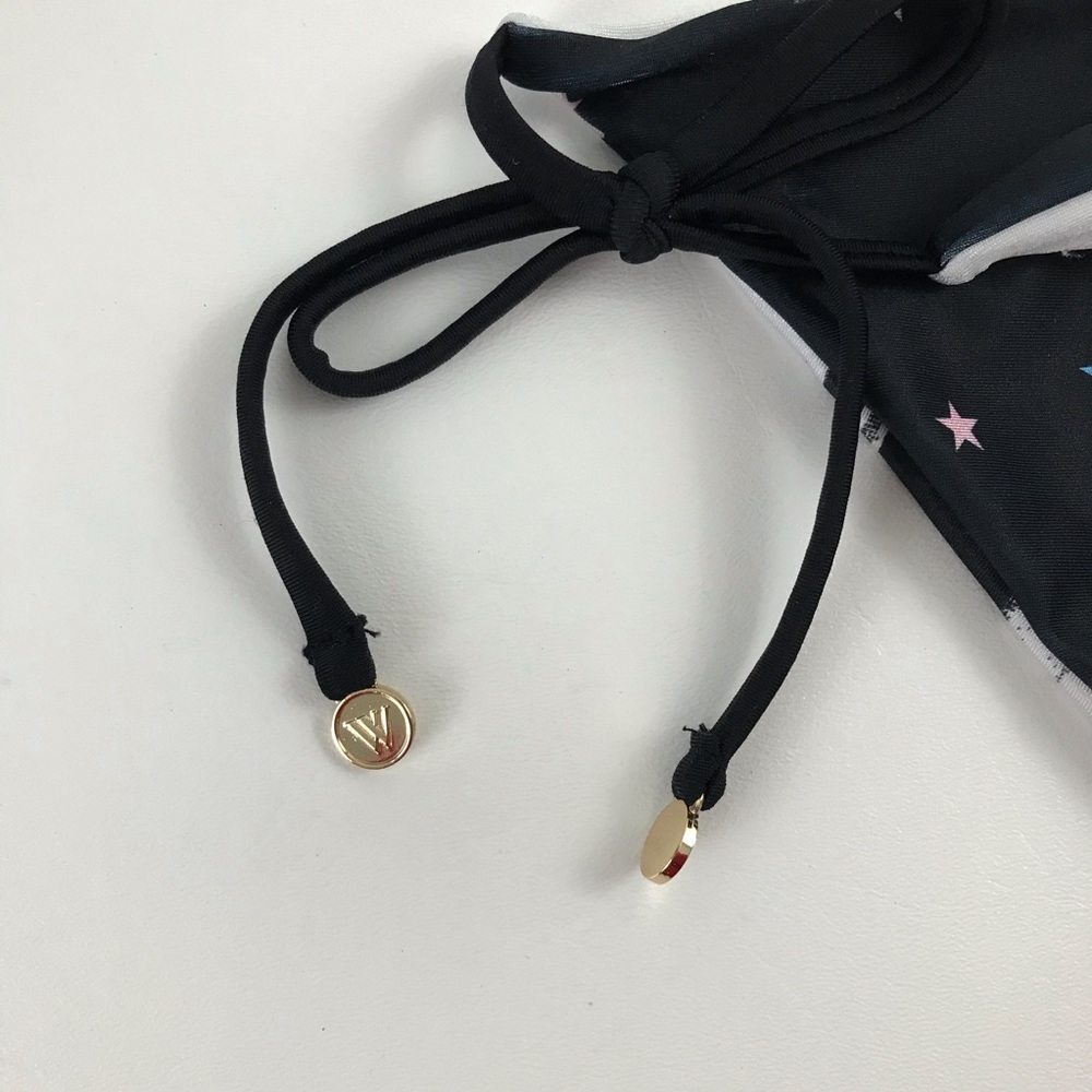 WILDFOX Reversible Stars Stripes Bikini Bottoms B2 - Picture 3 of 7